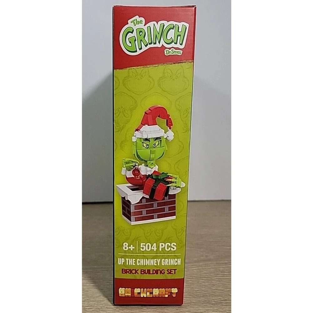 BrickCraft Up The Chimney Grinch 504pc Christmas Holiday‎ Brick Building Set NEW